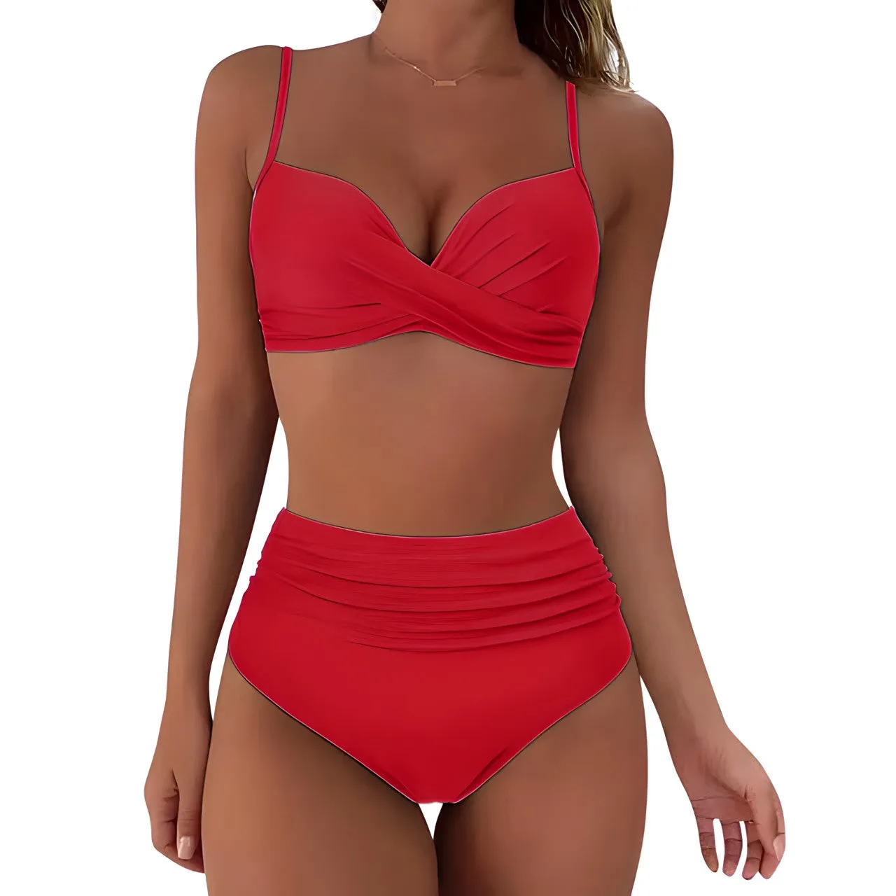 Aveline - Bikini Taille Haute légant
