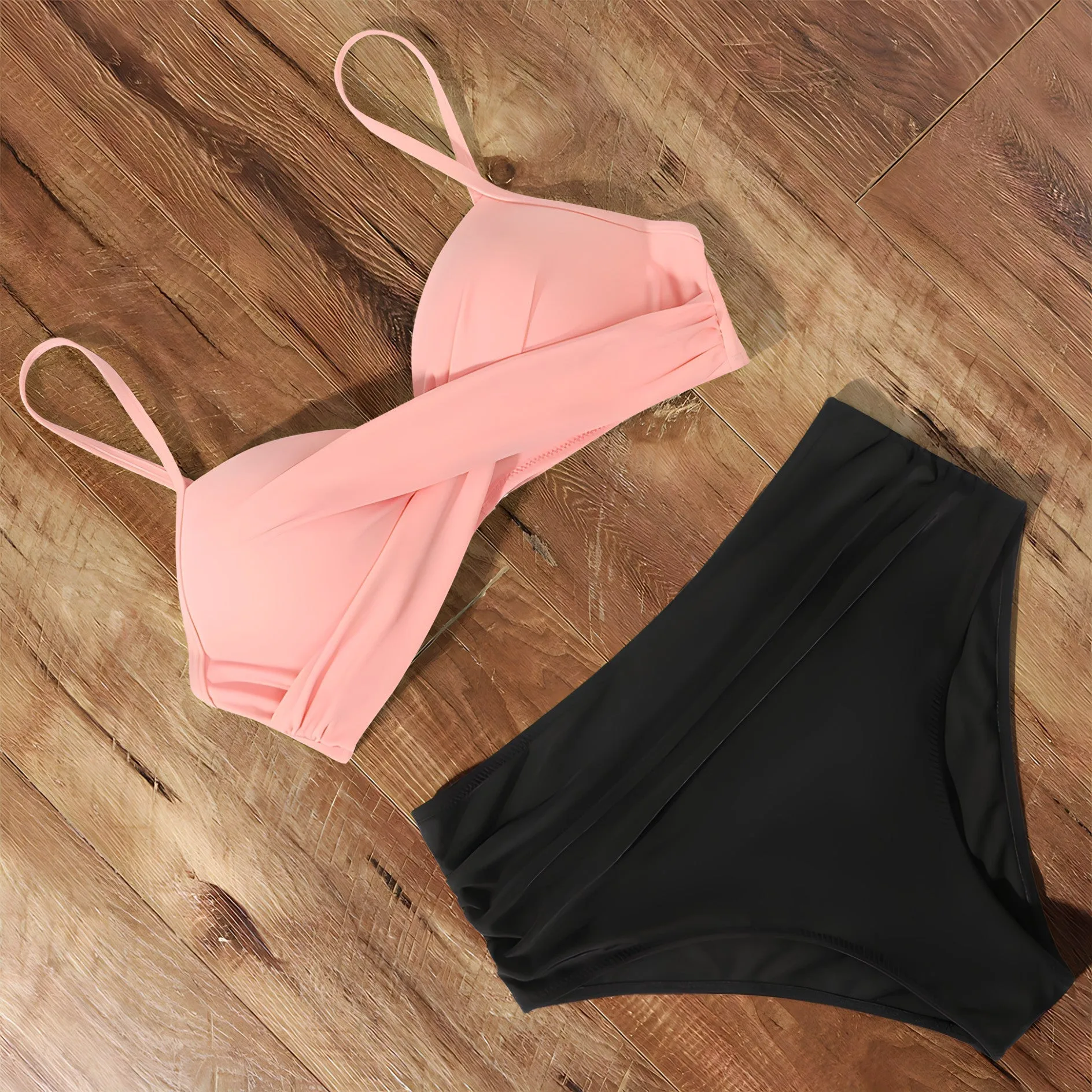 Aveline - Bikini Taille Haute légant