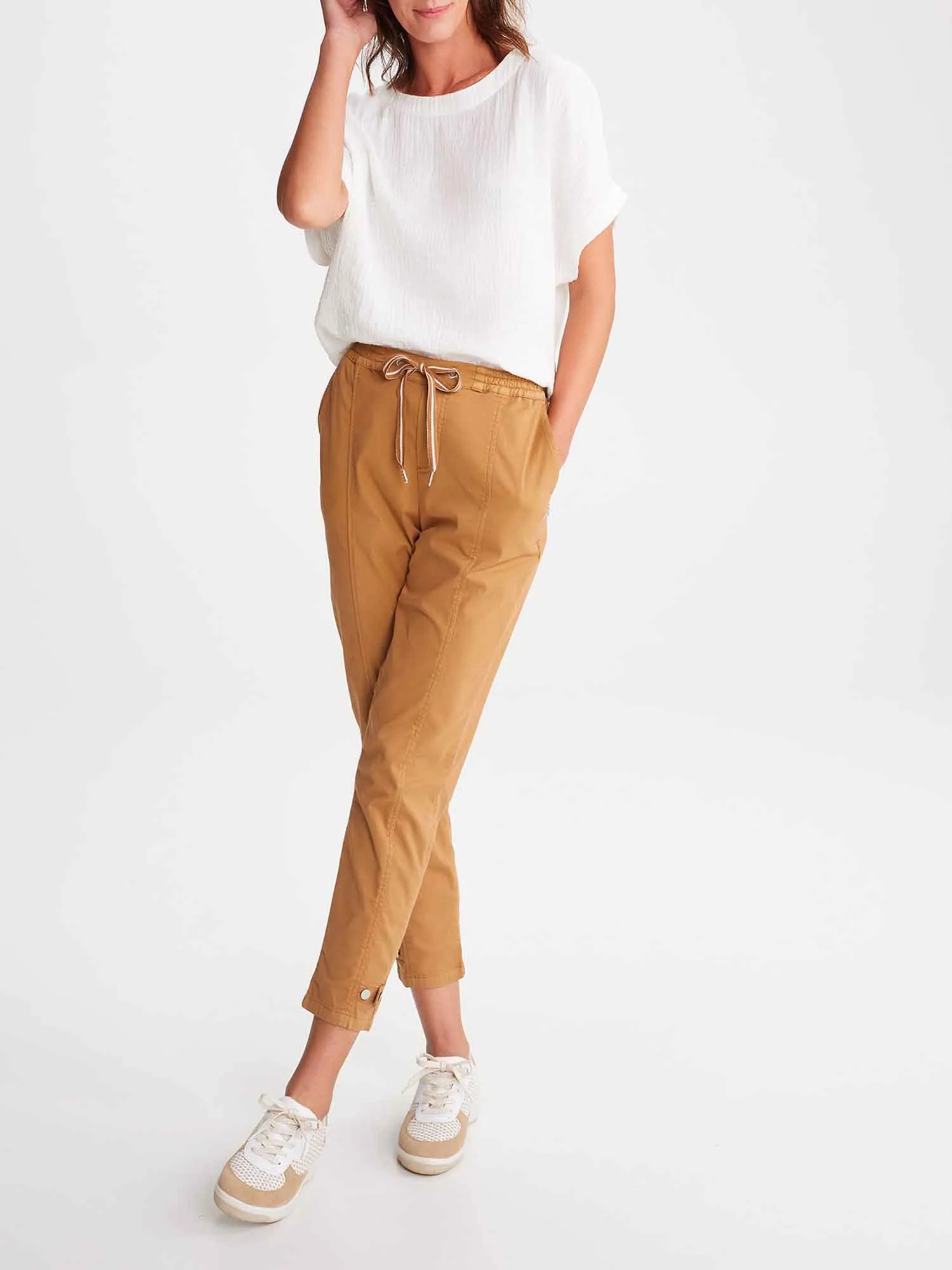 Blouse Femme Gaze de Coton Blanc tbs
