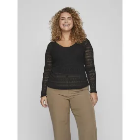Blouse manches longues noir Gigi | 3 Suisses