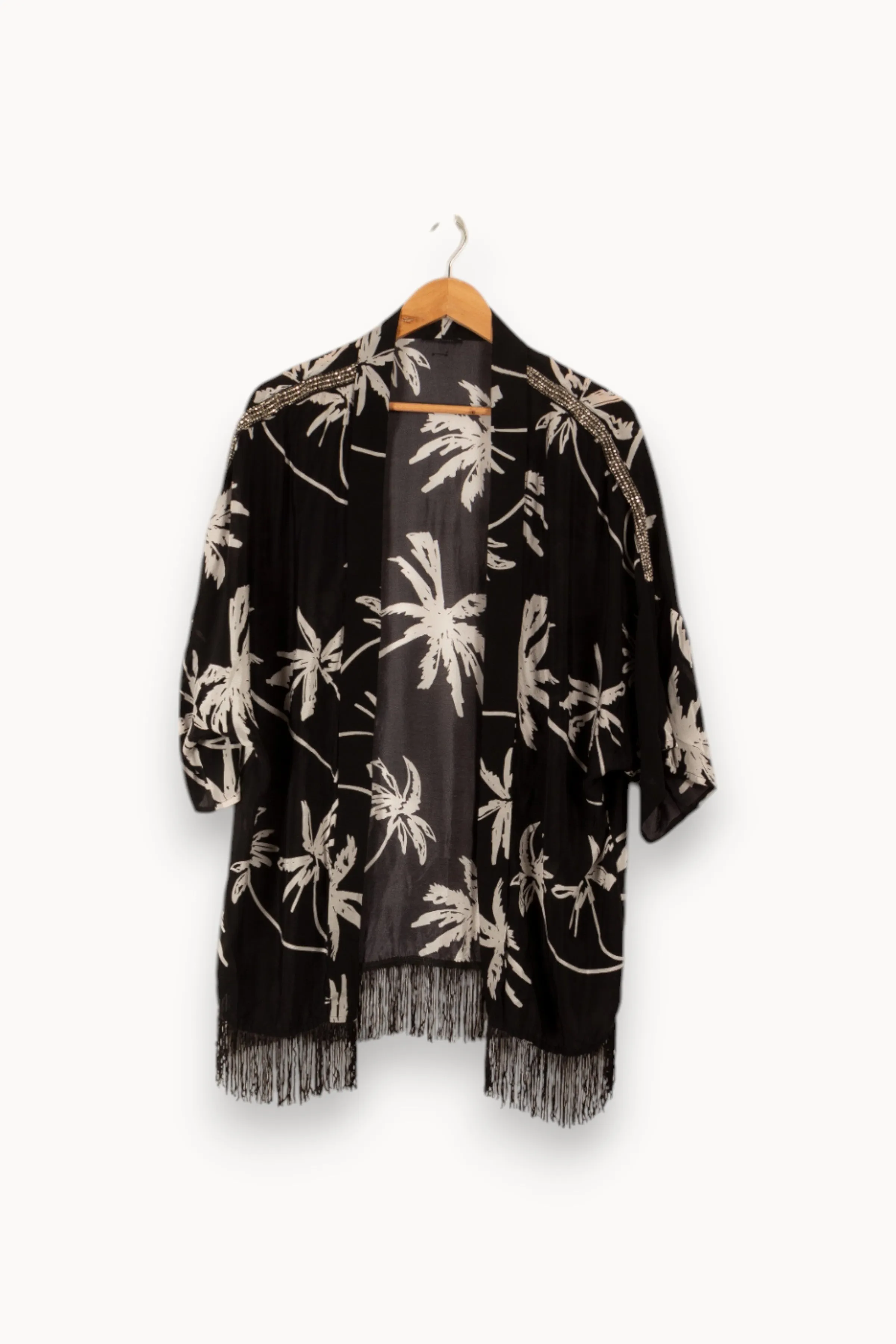 Blouse noire et blanche - Taille Unique