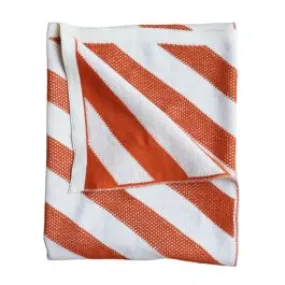 Couverture en tricot rayée - Sahara Petit toi - Le petit Souk