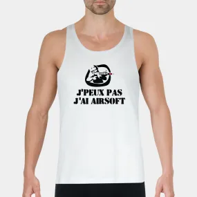 Débardeur Homme J'peux pas j'ai airsoft