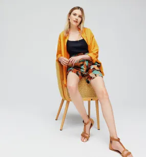 Short taille haute Femme - Imprimé multicolore