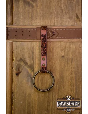 Tahalí Aquitania ceinture pour armes - Marron ⚔️ Boutique Épées